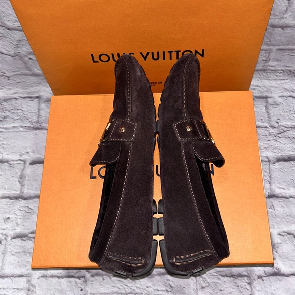 Louis Vuitton size 12 suede moccasin - Picture 3 of 7